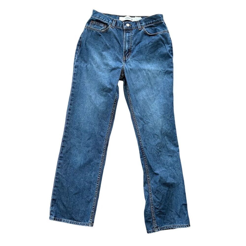 Gap Vintage Loose Fit Denim Jeans Blue Size 8 Medium Wash 100% cotton